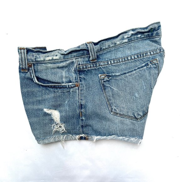 J brand cuffed distressed shorts 10430266 nimes - Picture 3 of 7